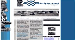 Desktop Screenshot of 4wdtrips.net